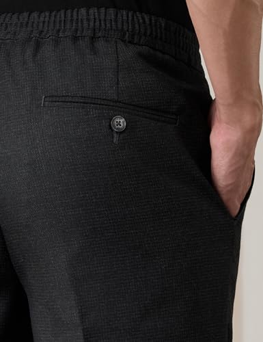 Image of Amazon Brand - Symbol Men Relaxed Smart Casual Trouser (Fully Elasticated Waistband | Polyester Blend | Pants)