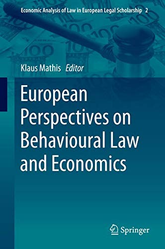 Buy European Perspectives on Behavioural Law and Economics — BookShops.in