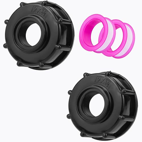 【Contenuto della confezione】: 2 x 3/4 coperchi per adattatori IBC； 2 x rondelle in gomma.Tutte le vostre esigenze possono essere soddisfatte e rendere la vita più confortevole. Se avete domande, non esitate a contattarci. Avremo un team di professionisti per risolvere il problema per voi.