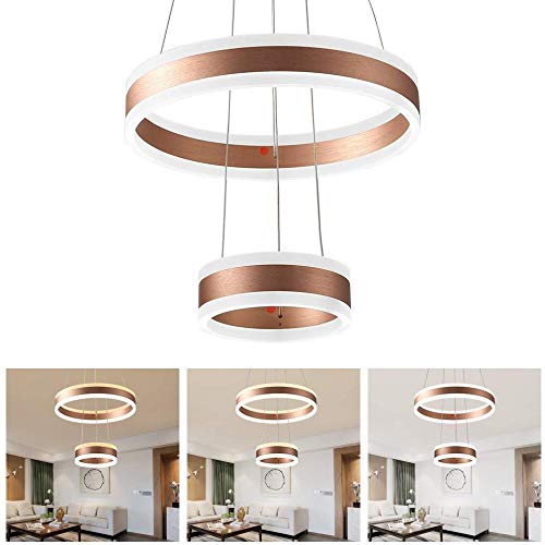 Lustre acrylique rond 36W avec télécommande et intensité variable - 4