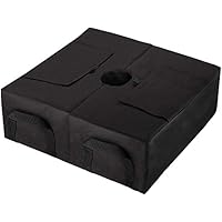 YELAIYEHAO Heavy Duty Easy Installation Fillable Umbrella Stand Holder for Outdoor Patio Umbrellas,Detachable Umbrella Base Weight Bag, Umbrella Weights with Large Openning for Patio Beach Outdoor Cantilever or Flagpole