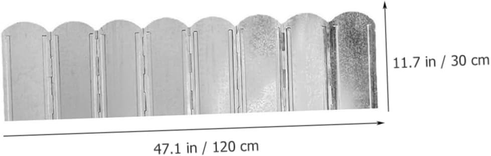 YARNOW 1set Portable Windproof Cooking Tool Foldable Windshield for Camping and Grilling Lightweight and Includes Storage Bag -Wind for Outdoor Stoves