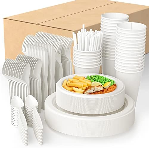 WISYOK 350Pcs Compostable...