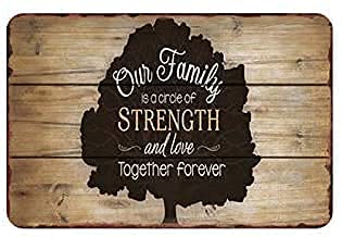 Lawenp Warm Slogan Welcome to My Home Vintage Wall Decor Bar Decor Aluminum Sign for Home Kitchen Bar Funny Sarcastic Metal 8 x 12 Inches Tin Sign
