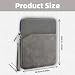 Tablet Sleeve Bag Carrying Case, Laptop Sleeve Case, 11.02 x 8.86 x 0.98 inches Tablet Cases with Handle for A16 11" 2025 10th Gen 5/4/3 10.9"/10.5" 9/8/7th 10.2" (Grey)