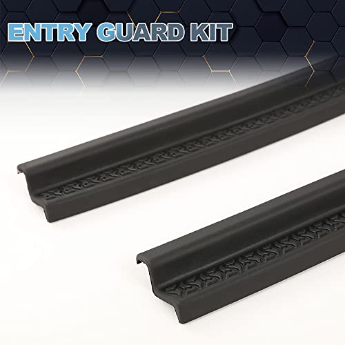 Pit66 All Terrain Entry Guard Kit, Compatible With 1997-2006 Jeep Wrangler Tj/2003-2006 Wrangler Lj Models #TOP4