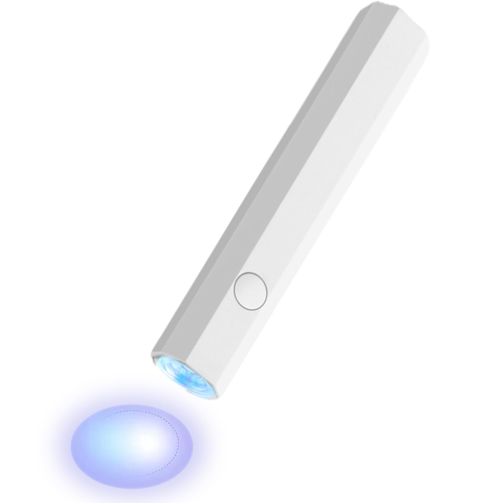 Kasmole Lámpara de uñas LED UV | Secador de uñas,Lámpara de iluminación LED UV de mano de una línea, 2 modos de sincronización, luz de uñas UV portátil de bajo ruido y secado rápido para salón