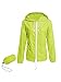 Century Star Womens Rain Jacket Waterproof Lightweight Rain Jackets with Hood Raincoat Windbreaker Women Packable Rain Coats Neon Green 3X-Large