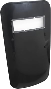 INTBUYING Rectangular Shield Security Shield hand-held 19x35x0.14 (500x900x3.5 mm)