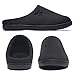 MAIITRIP Memory Foam Clog Slippers for Men House Indoor Outdoor,Cozy Winter Warm Non Slip Slip on Men's House Shoes Bedroom Casual,lightweight Slip Resistant Rubber Sole,All Black,Size 8.5 9 9.5