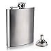 LIHAO Fiaschetta da 7 oz 196ml in Acciaio Inox con Imbuto per Liquori e Alcolici Vari