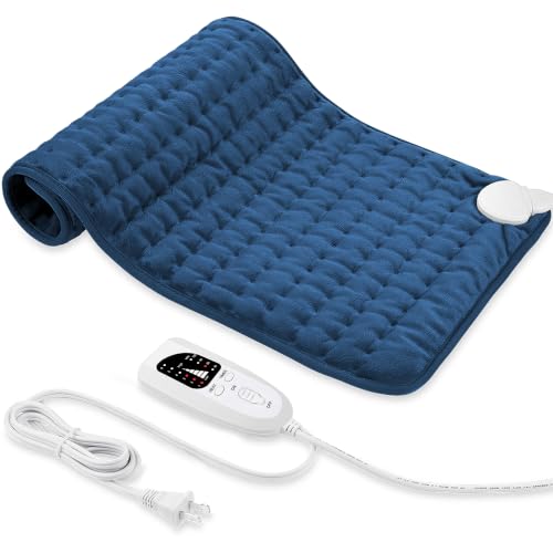 Image of Electric Heating pad for Back Neck Shoulder Knee Arms Legs- Electric Heat Pads with 6 Heat Settings & Auto Shut Off &Dry /Moist Heat Heating Pad for Birthday Mother Father Girl Men Women