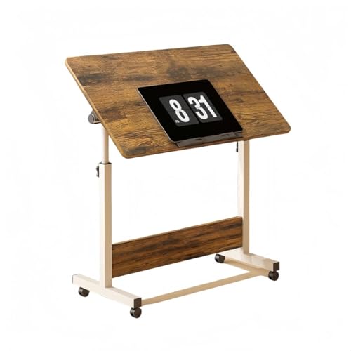 EZweekend 折りたたみ式製図机、傾斜台、高さ調整可能な製図机、描画ボード、 美術書を読む際やゲーム時に使用する塗料、家庭用事務機、ソファーテーブル用塗料 (トラ柄,80*40cm)