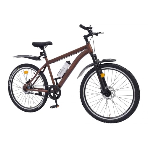 Image of playR Stallion Cycle 27.5 Inch Single Speed - Front Wheel Shock Abs Front and Rear Disc Brake for Durable City Bicycle & Outdoor Adventure Bike for Men & Women All Season