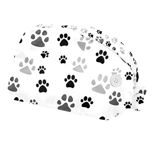 Casquette pour hommes femmes avec pattes de chat idéale pour la cuisine et le soin