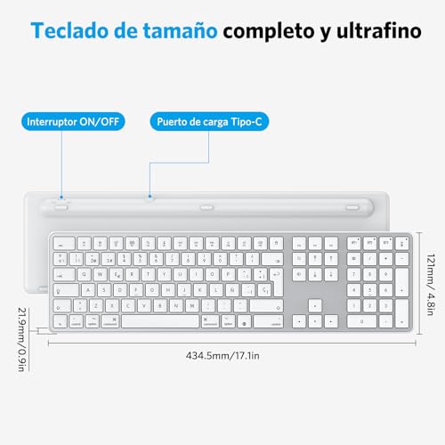 Clavier Apple AZERTY rechargeable pour éliminer les piles sur MacBook - 4