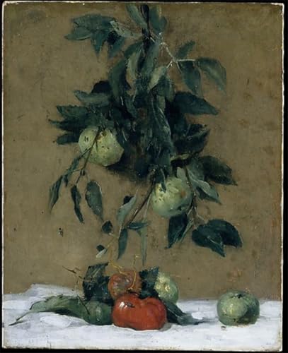 Cuadro de lienzo decorativo: pintura mural vintage de fruta, decoración hogar, 60x90cm