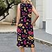Women 2026 Summer Loose Fit Sundress Casual A Line Sleeveless Dresses Round Neck Button Down Dress with Pockets