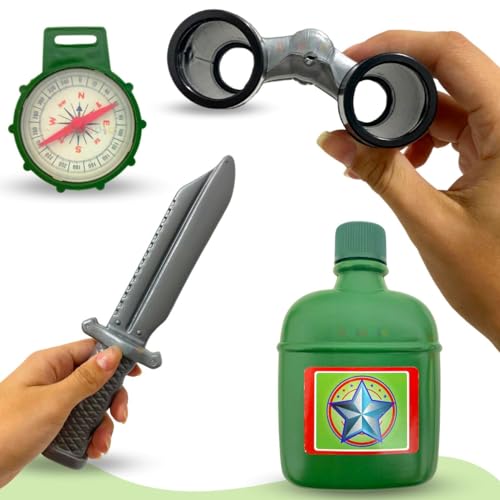 Pica Pau Brinquedos Kit Brinquedo Military Power Médio, Multicor