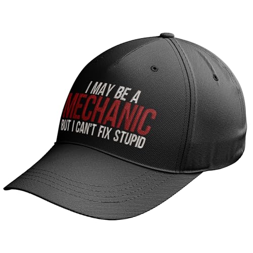 Casquette de baseball brodée protection soleil atelier mécanicien ajustable