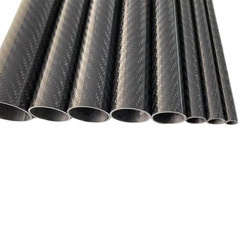3K Carbon Fiber Tube ?Plain Matte ?Length 1000mm?Wall Thickness ?1mm?Calibre?5mm-35mm, High strength full carbon fiber tube Carbon fiber square tube(24X22X1000MM 2PCS)