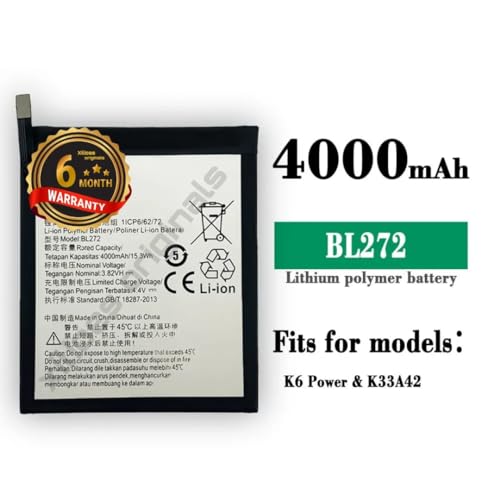 Image of BL272 Battery for Lenovo Vibe K6 Power /Vibe K6 / K33A42 Battery with 6 Month Warranty*** (T197)
