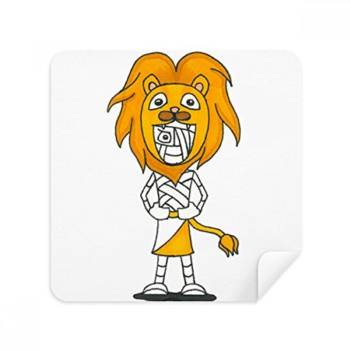 Chiffon nettoyage écran téléphone daim Chapeau Lion lot de 2 essuie