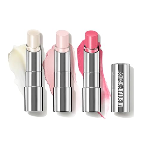 MDSolarSciences Tinted Lip Balm SPF 30, Sheer Hydrating Sunscreen for Lips, Vegan, Gluten Free, Trio - The Neutrals, 0.15 Oz