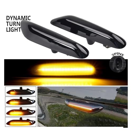 Feu position latéral LED dynamique avec clignotant à défilement pour BMW E90 E60