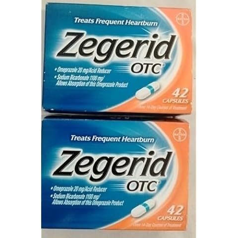 Zegerid OTC 42 Capsules(2 Pack) Cover