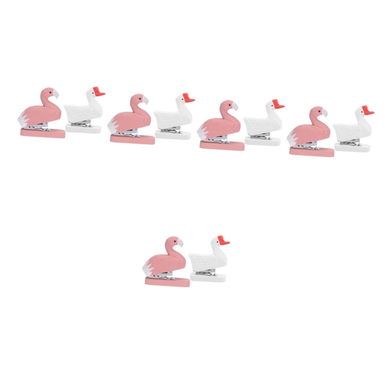 Operitacx 10pezzi Stapler Forma Di Animali Per Ufficio e Scuola Decorativo e Compatto Accessorio Creativo Per Adulti
