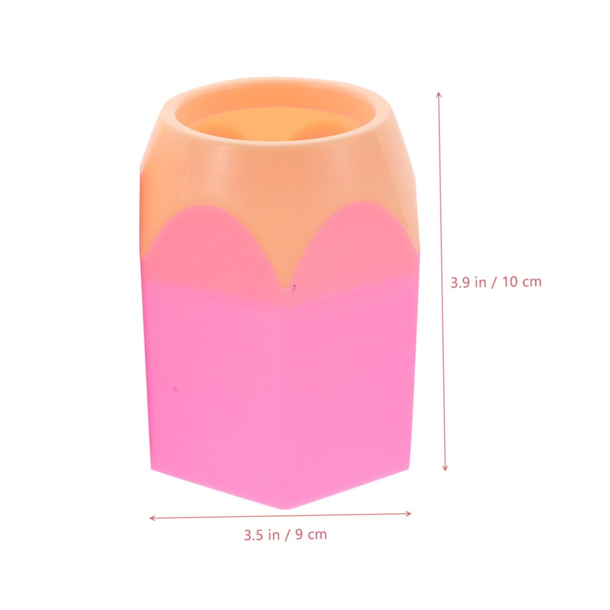 Stiftehalter 6 Stück aus Abs, Farbenfrohe Becher für Schreibtisch