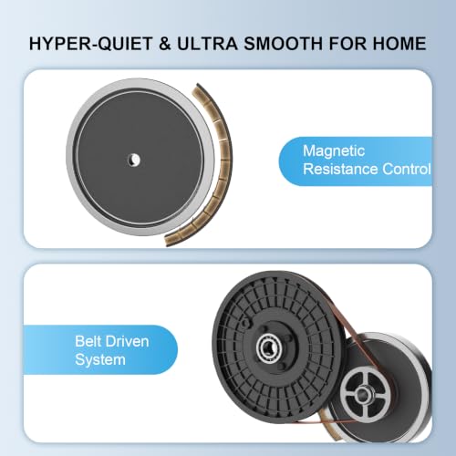Image of Elliptical Exercise Machine for Home Gym,Elliptical Training Machine with Hyper-Quiet Magnetic Driving System,16 Level,15.5Inch&LCD Monitor,Cardio Workout Equipment for Small Space