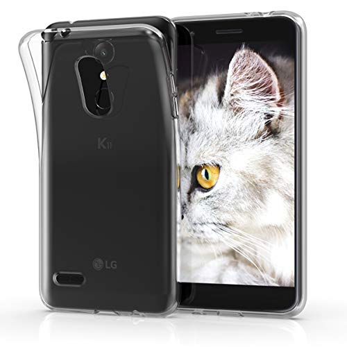 kwmobile Funda Compatible con LG K11 / K11+ - Carcasa de TPU para móvil - Cover Trasero en Transparente