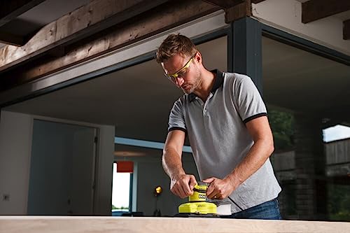 RYOBI Ponceuse vibrante 13 de feuille 12 000 oscmin système d'aspiration collecteur plastique Livrée avec 20 abrasifs - vue 4