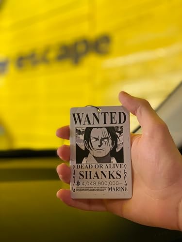 Image of PumpCar 2 pieces shanks double-sided hanging Japanese anime vanilla-scented One Piece car air freshener Cool anime hanging air fresheners for rearview mirror Car Interior Accessories Household Gifts
