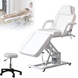 Elektrische Massageliege mit Fernbedienung Höhenverstellung und verstellbaren Winkeln für professionelle Spa und Schönheitstherapie