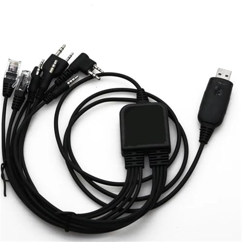 Generic �g�����V�[�o�[ 8 in 1 USB�v���O���~���O�P�[�u�� �K��Baofeng Kenwood PUXING UV-5R �Ή� �K��Yaesu Icom Wouxun Hyt �J�[���W�I�Ή�