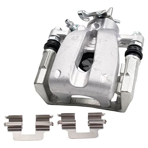 Image of TRQ Rear Left Brake Caliper w /Bracket Drivers Side