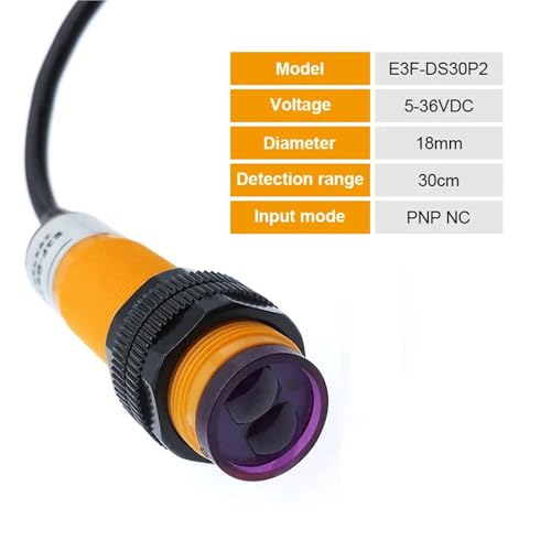 Capteur E3F-DS30Y1 pour stopper les erreurs de détection optique DC5-36V - 2