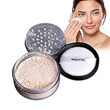 ❤Control profesional del brillo: Polvo libre de brillo que ofrece un aspecto fresco, natural y sin brillo que dura todo el día.