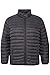 Produktbild Blend BT Nils Steppjacke Herren Big & Tall Übergangsjacke Jacke Große Größen bis 6xl gefüttert mit Stehkragen, Größe:5XL, Farbe:Ebony (194104)