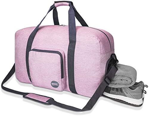 Foldable Duffle Bag 100L, Super Lightweight Travel Duffel for Luggage Sports Gym Water Resistant Nylon by WANDF