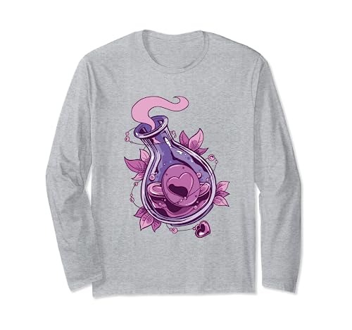 Enchanting Loves Potion ロマンスのための魔法のエリクサー 長袖Tシャツ