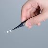 ALLEX Japanese Sticker Tweezers Precision Fine Point Tips (Straight Non-Stick Coating), Made in JAPAN, Pointy Craft Tweezers for Crafting, Hobby, Jewelry Detail Work, Japanese Stainless Steel, Black #2