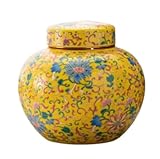 Décoration : Les pots à gingembre décoratifs placés sur la cuisine, le salon, la table et les étagères constituent de magnifiques objets de décoration et peuvent également servir de récipients originaux pour présenter des fleurs séchées ou artificielles.