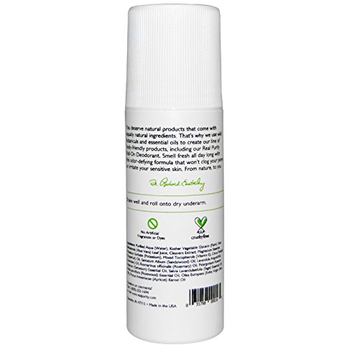 Real Purity, (2 Pack) Roll-On Deodorant #TOP1