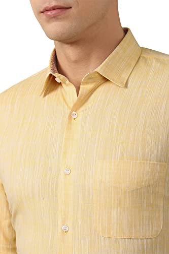 Image of Peter England Men's Textured Slim Fit Shirt