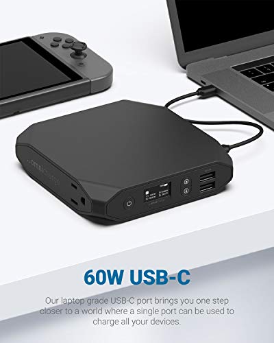 Omni 20+ Bundle Ac/Dc/Usbc Power Bank - Bundle With Protective Case And Fast Charger | Battery Backup For Laptops: Macbook Pro/Ipad Pro/Dell/Surface | Smart Devices:iphone/Samsung/Dji/Canon/Nikon/Dslr #TOP4