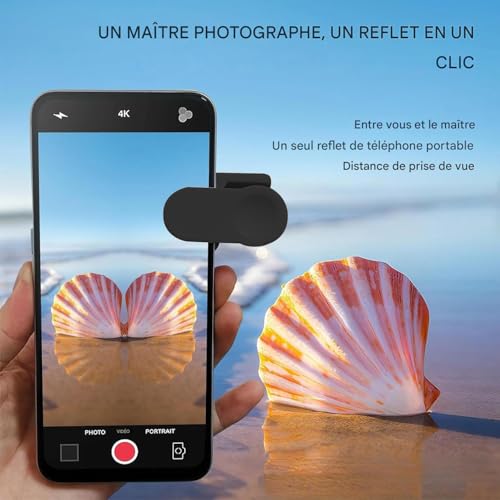REFLECTOR Espejo para TELÉFONO | Accesorio fotográfico para móvil con espejo - Kit de fotos y vídeo para Smartphone Regalo para Familia y Amigos - imagen 3